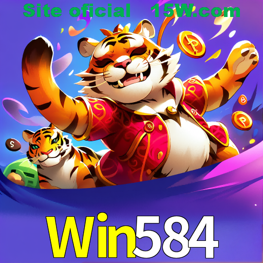 Imagem promocional da Win584 mostrando a plataforma e suas vantagens